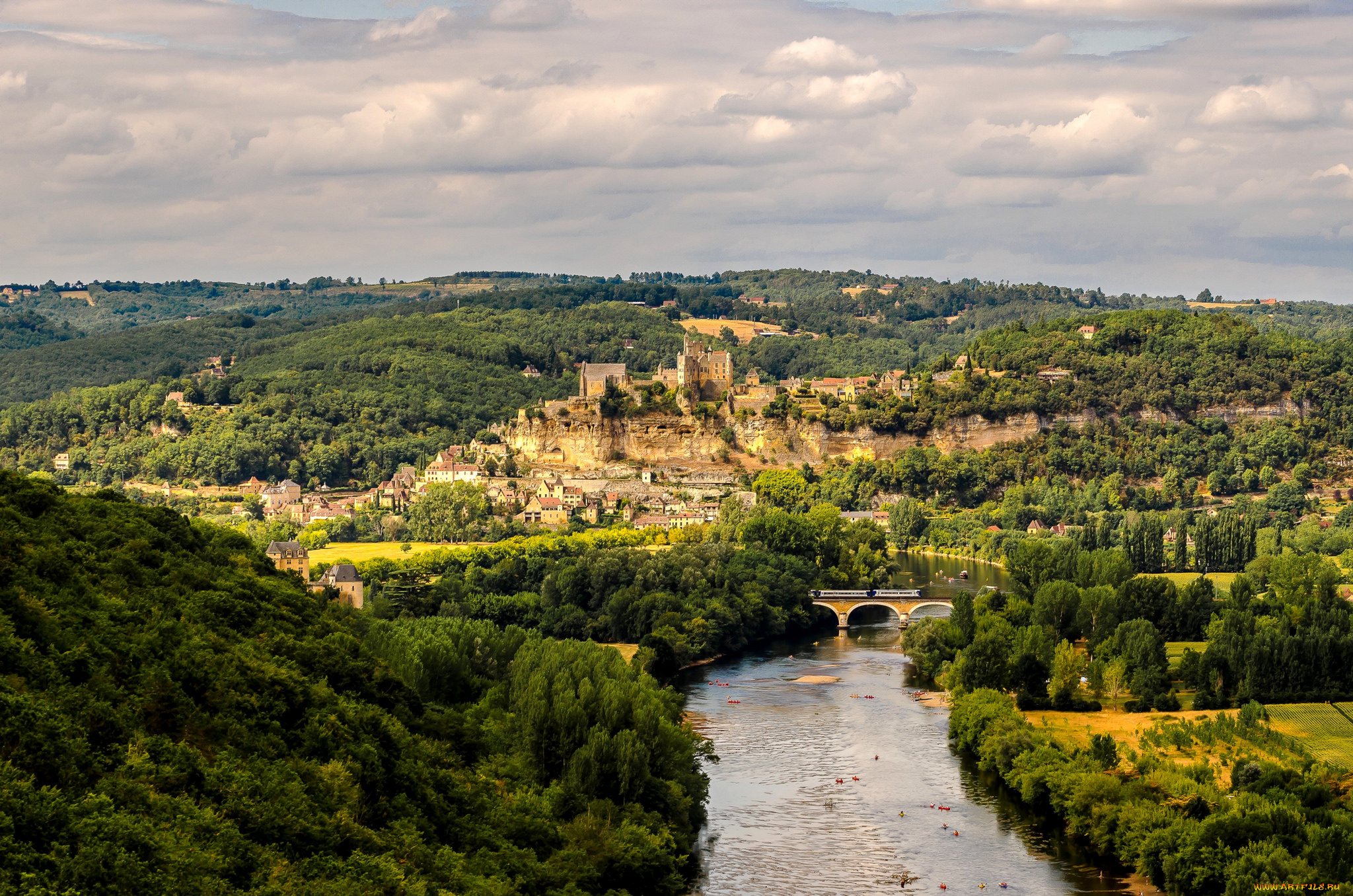 города, -, панорамы, простор