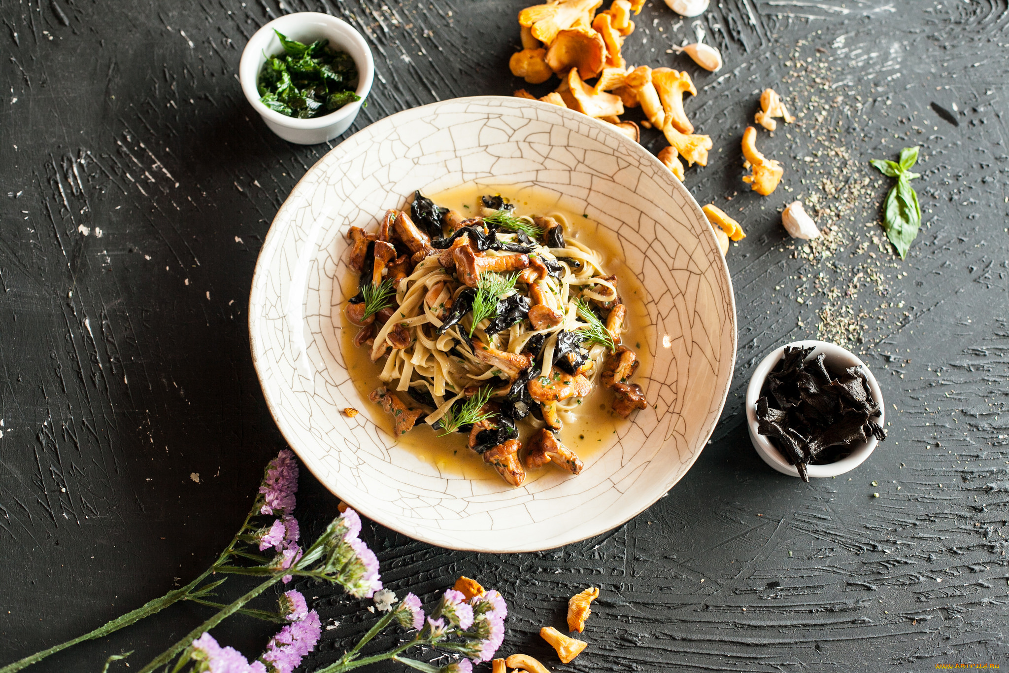 еда, макаронные, блюда, второе, блюдо, подлива, грибы, спагетти