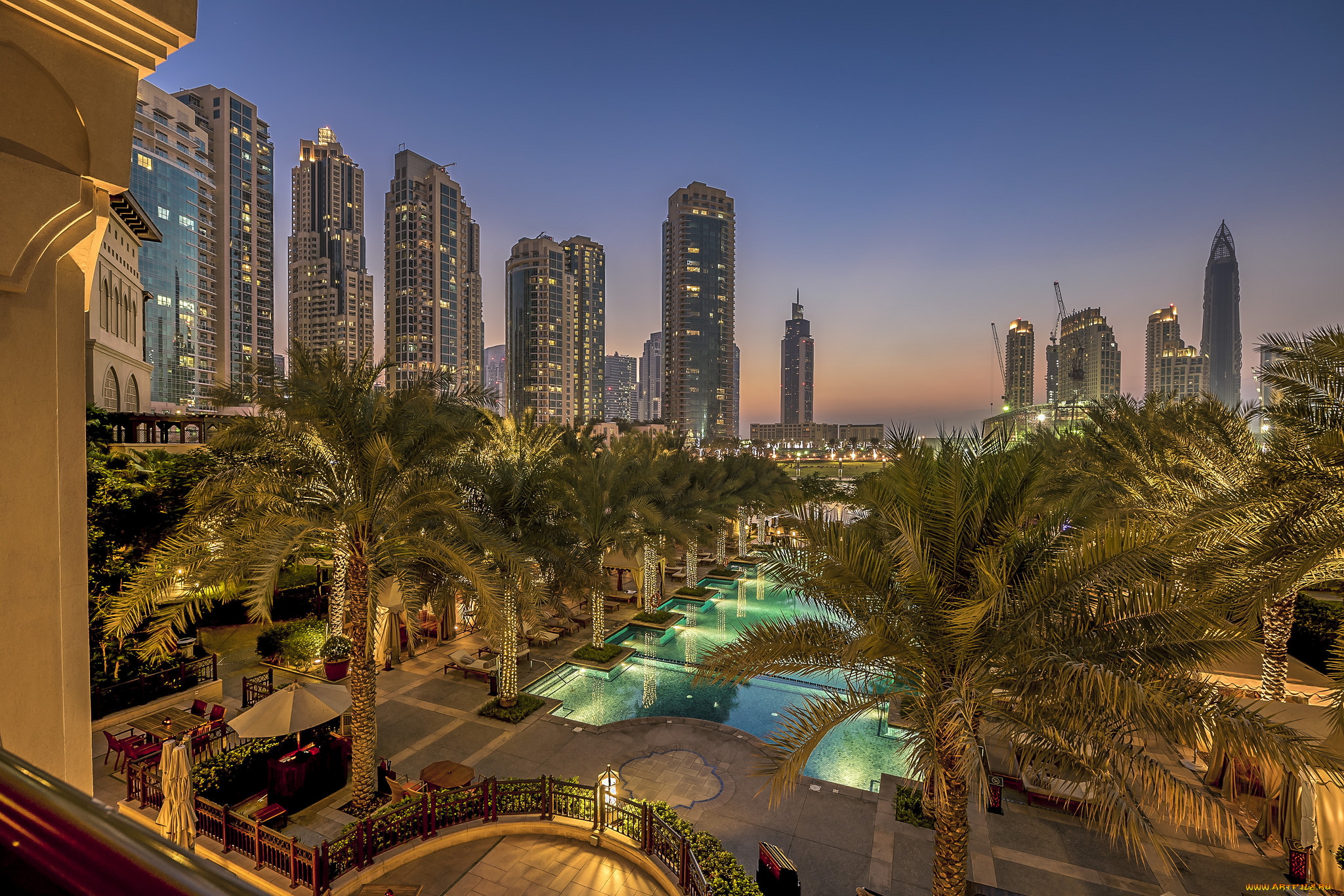 города, -, панорамы, панорама, небоскребы