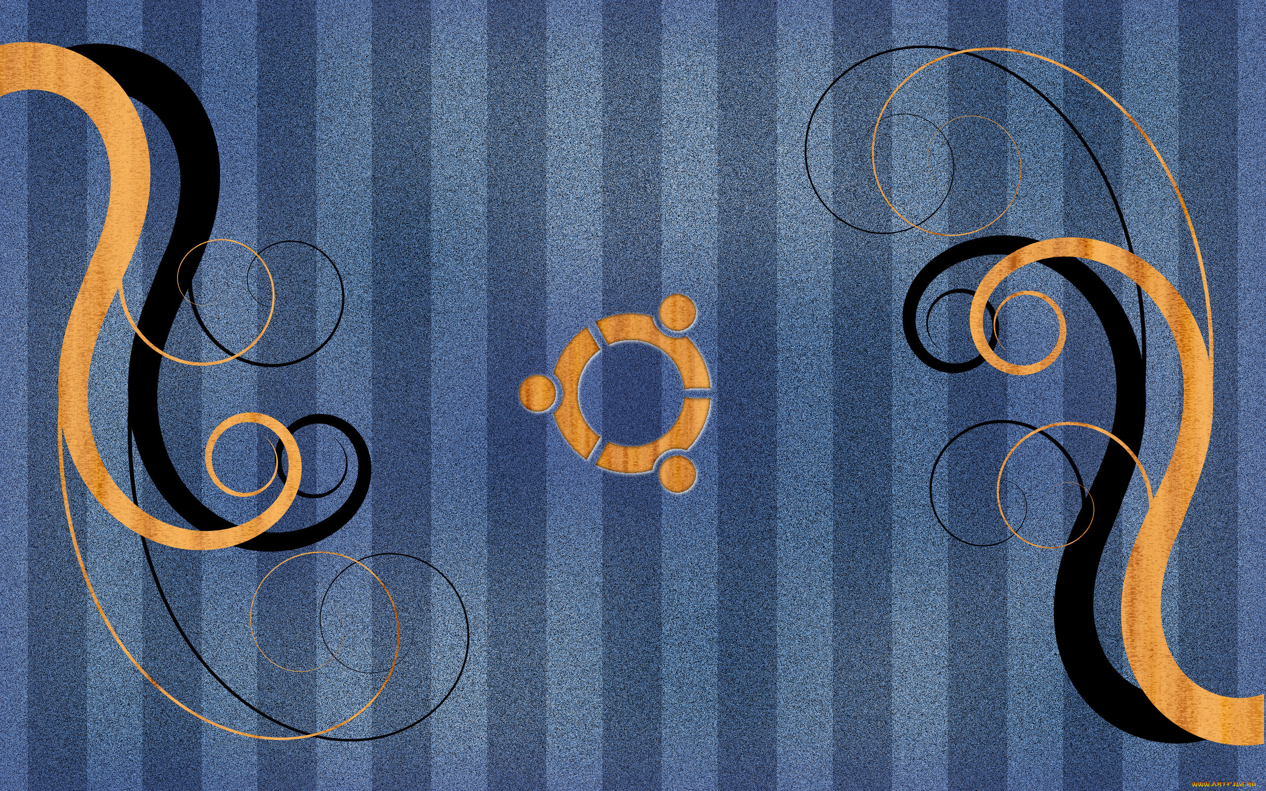 компьютеры, ubuntu, linux, логотип, фон