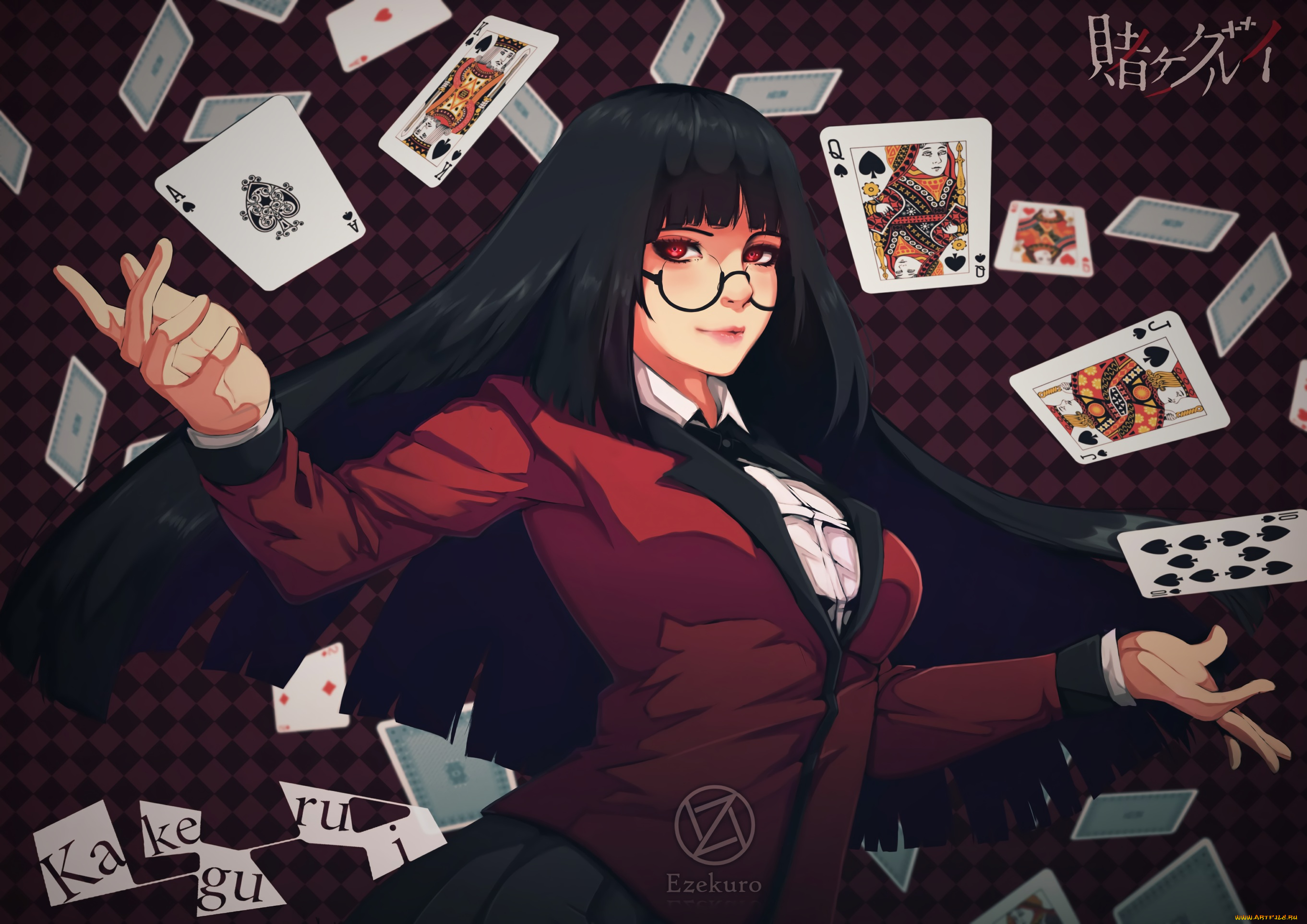 аниме, kakegurui