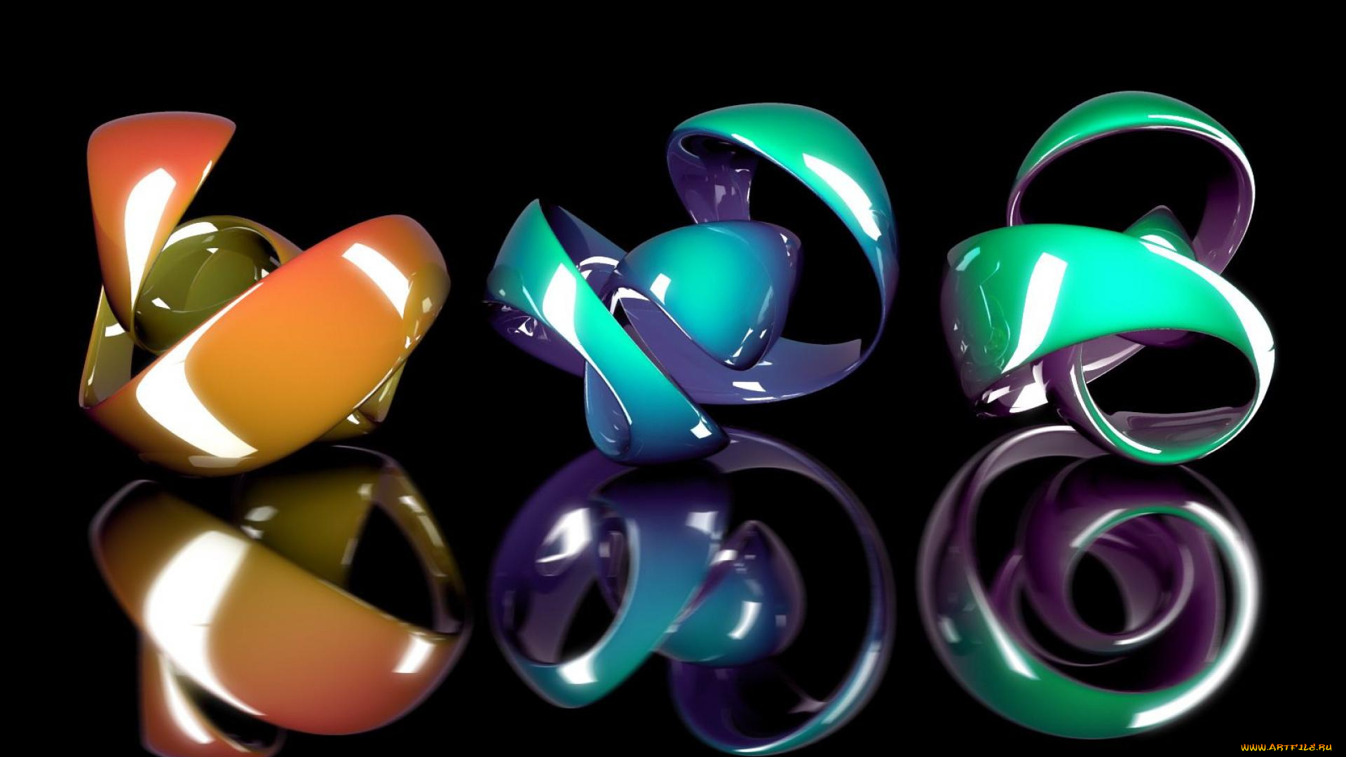 3д, графика, другое, , other, фигуры, пластик, цвета