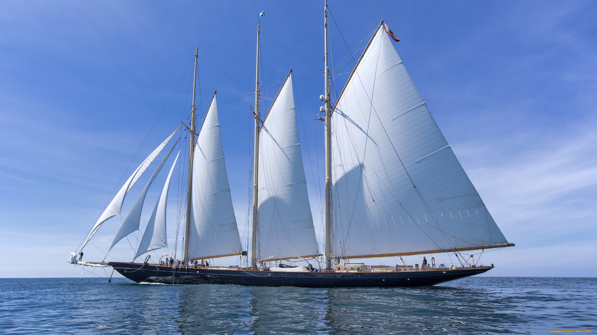 корабли, парусники, мачты, паруса