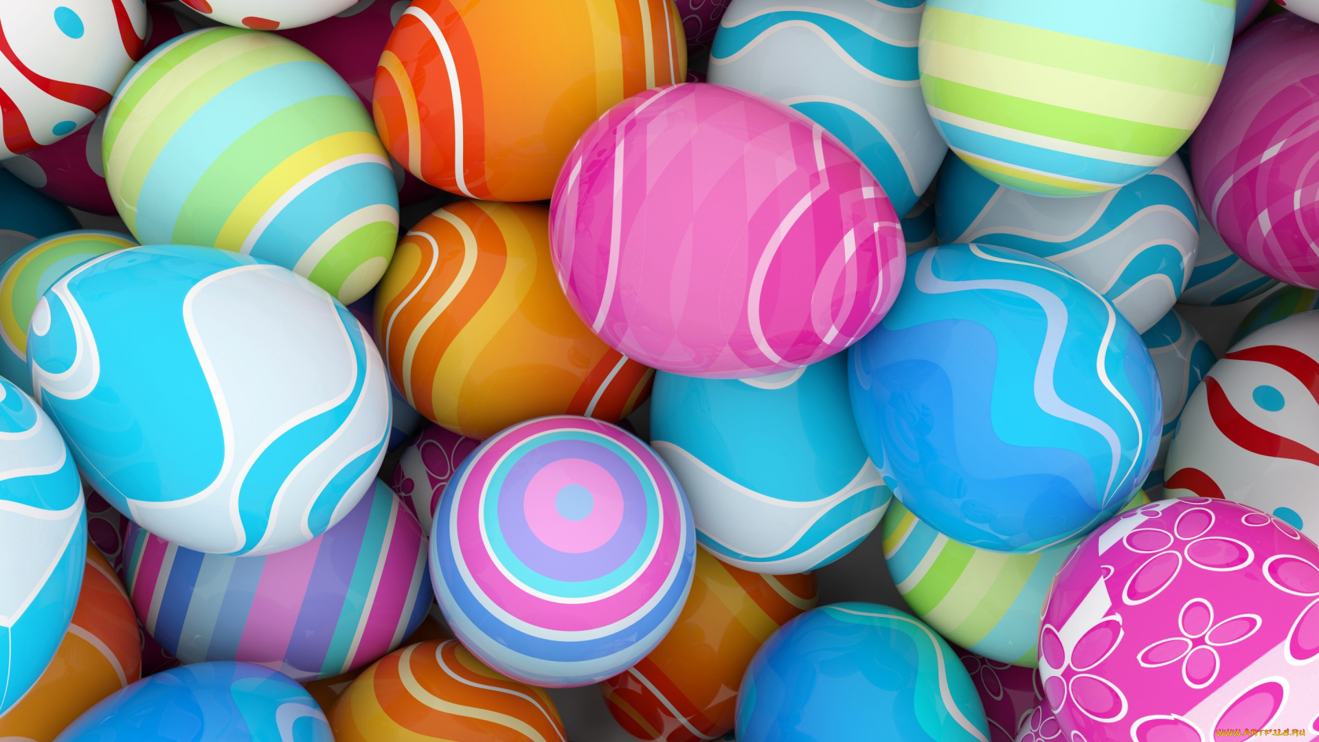 праздничные, пасха, spring, colorful, easter, eggs