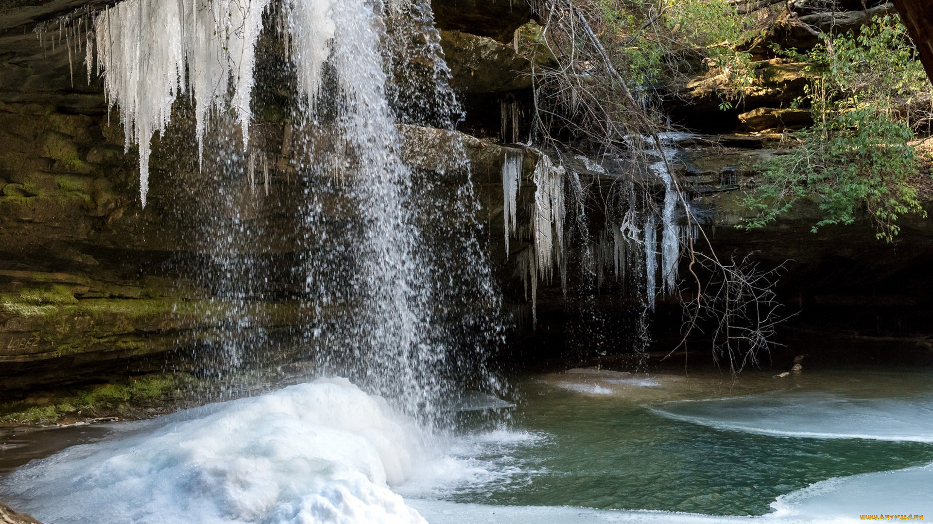 природа, водопады, простор