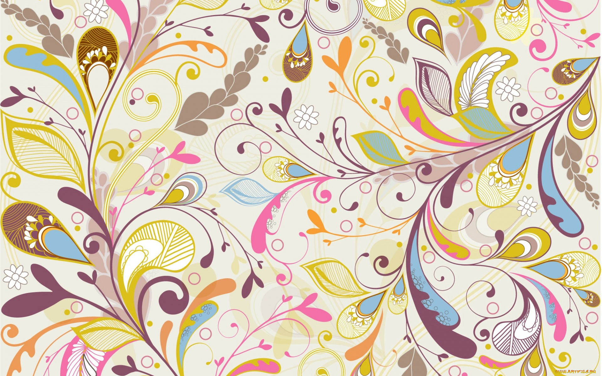 векторная, графика, цветы, , flowers, цветы, multicolor, floral, background, текстура