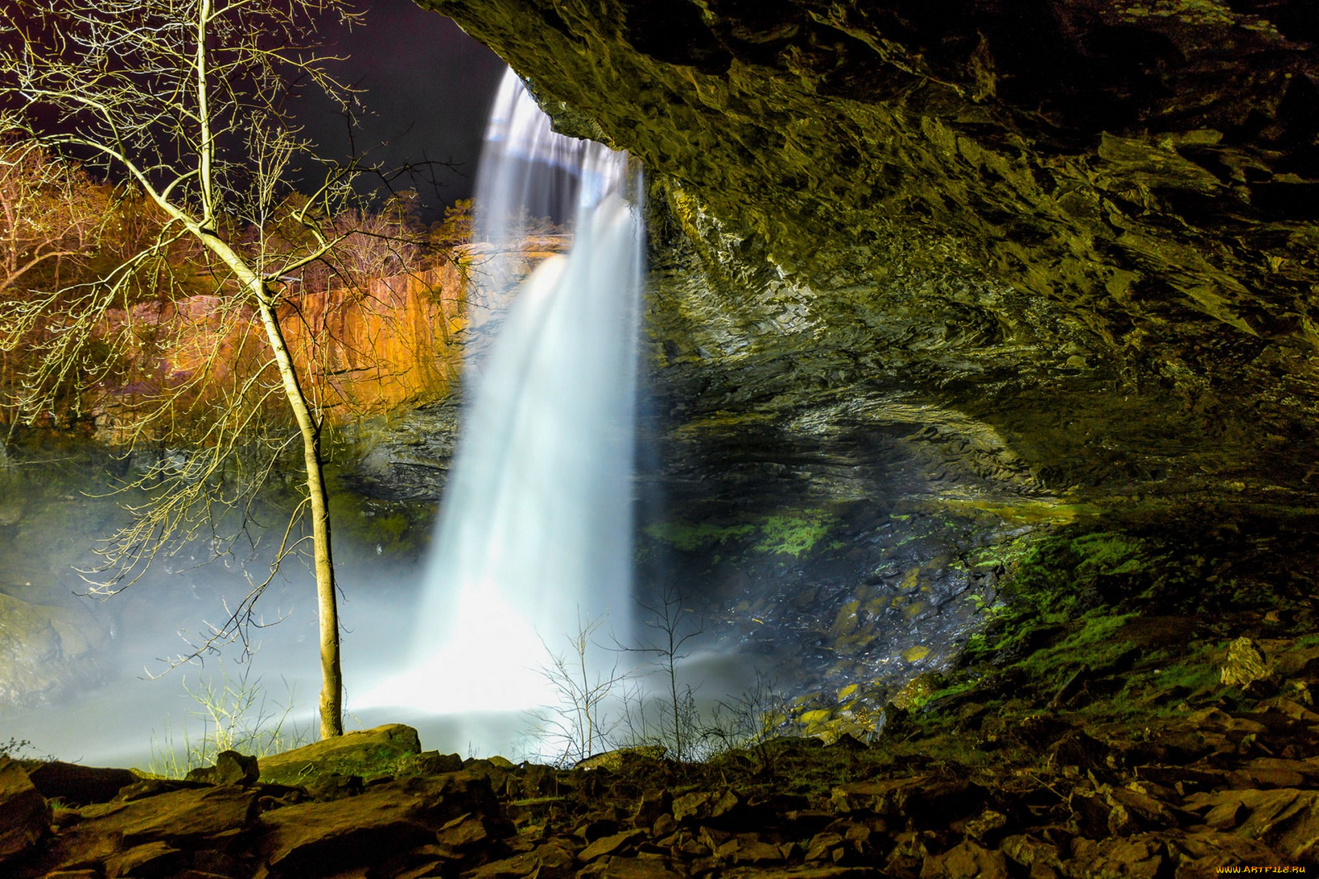 природа, водопады, простор