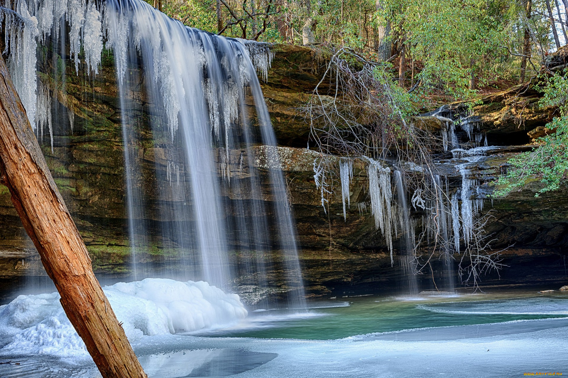 природа, зима, простор