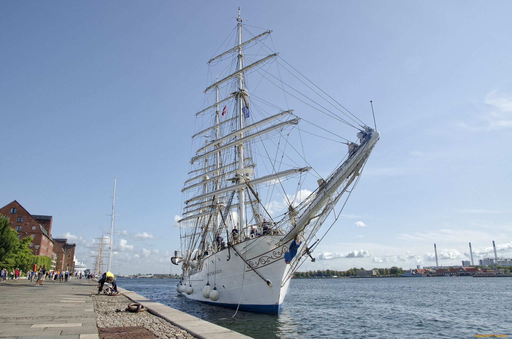 корабли, парусники, мачты, паруса