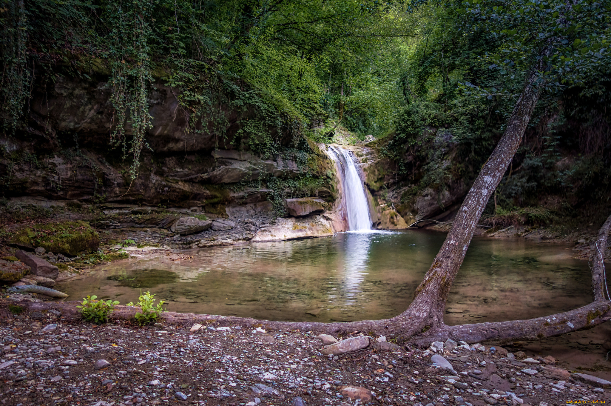 природа, водопады, простор