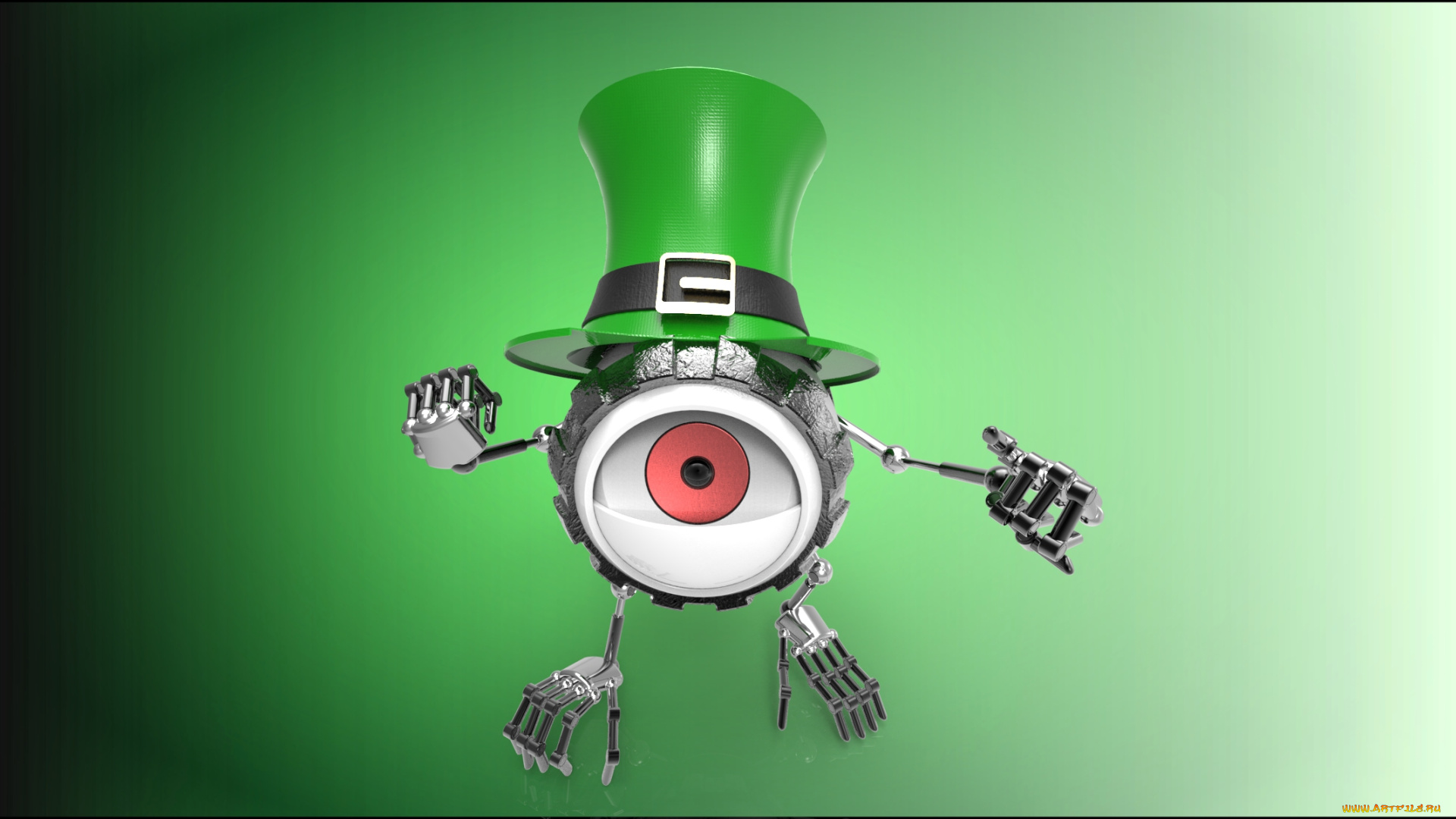 видео, игры, portal, 2, глаз, цилиндр, фон, игрушка