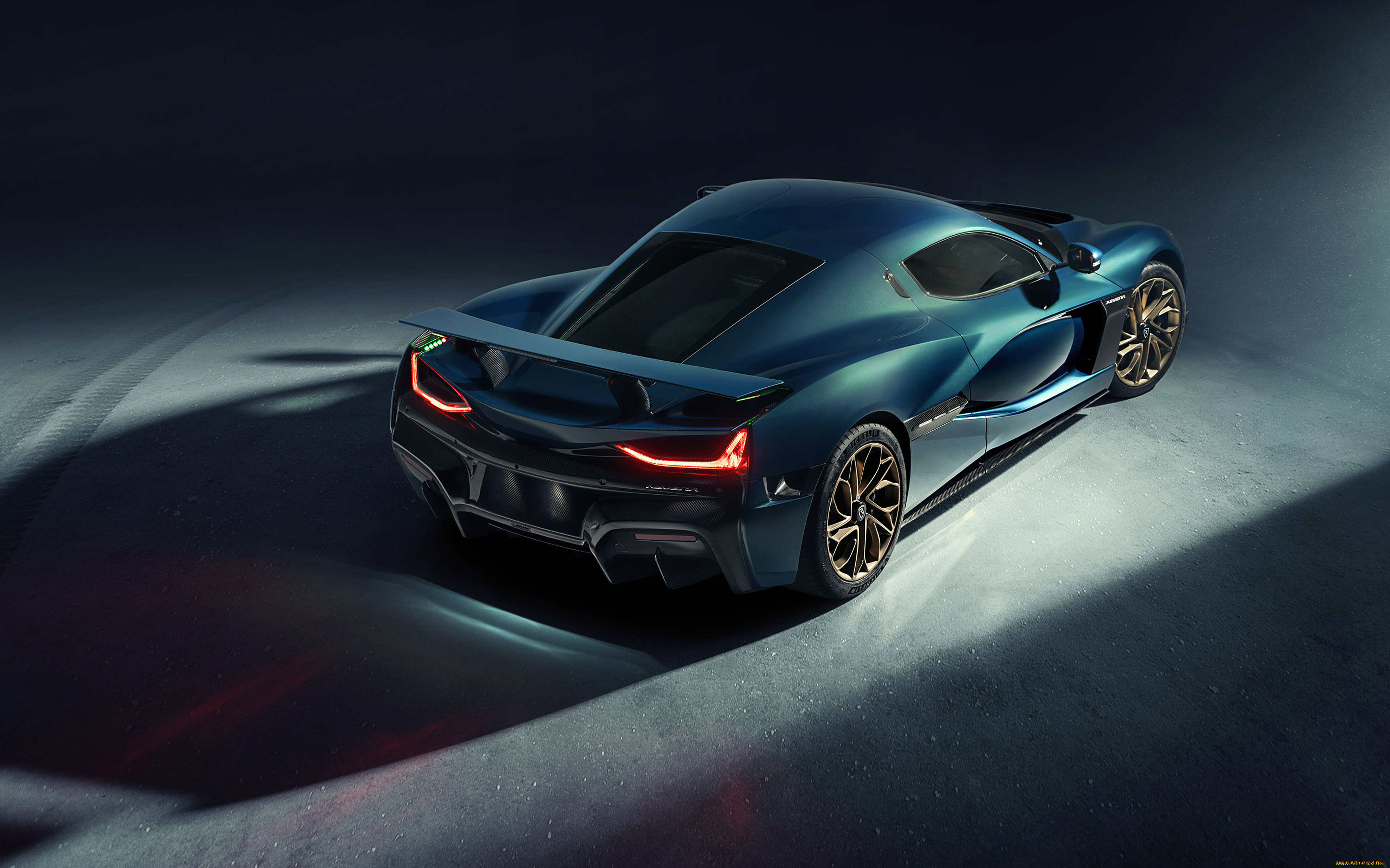 2022, rimac, nevera, автомобили, rimac, nevera, вид, сзади, экстерьер, суперкар, синий, спортивное, купе