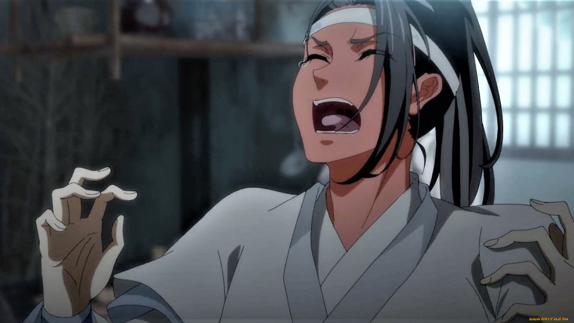 аниме, mo, dao, zu, shi, парни, кухня, еда