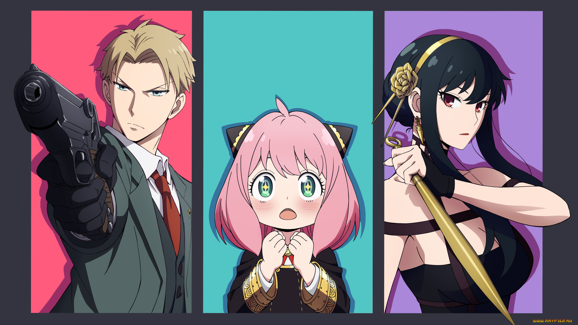 аниме, spy, x, family, spy, x, family