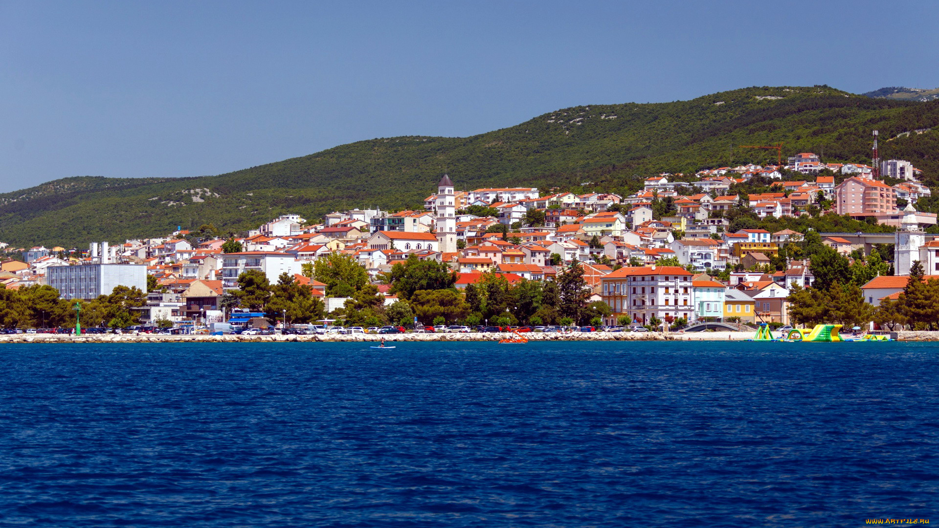 crikvenica, croatia, города, -, панорамы