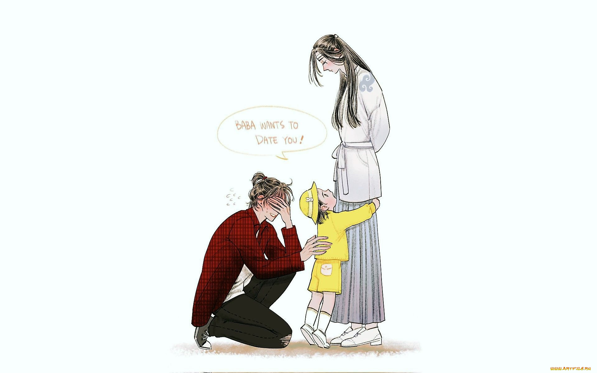 аниме, mo, dao, zu, shi, вэй, усянь, лань, ванцзы, ребенок