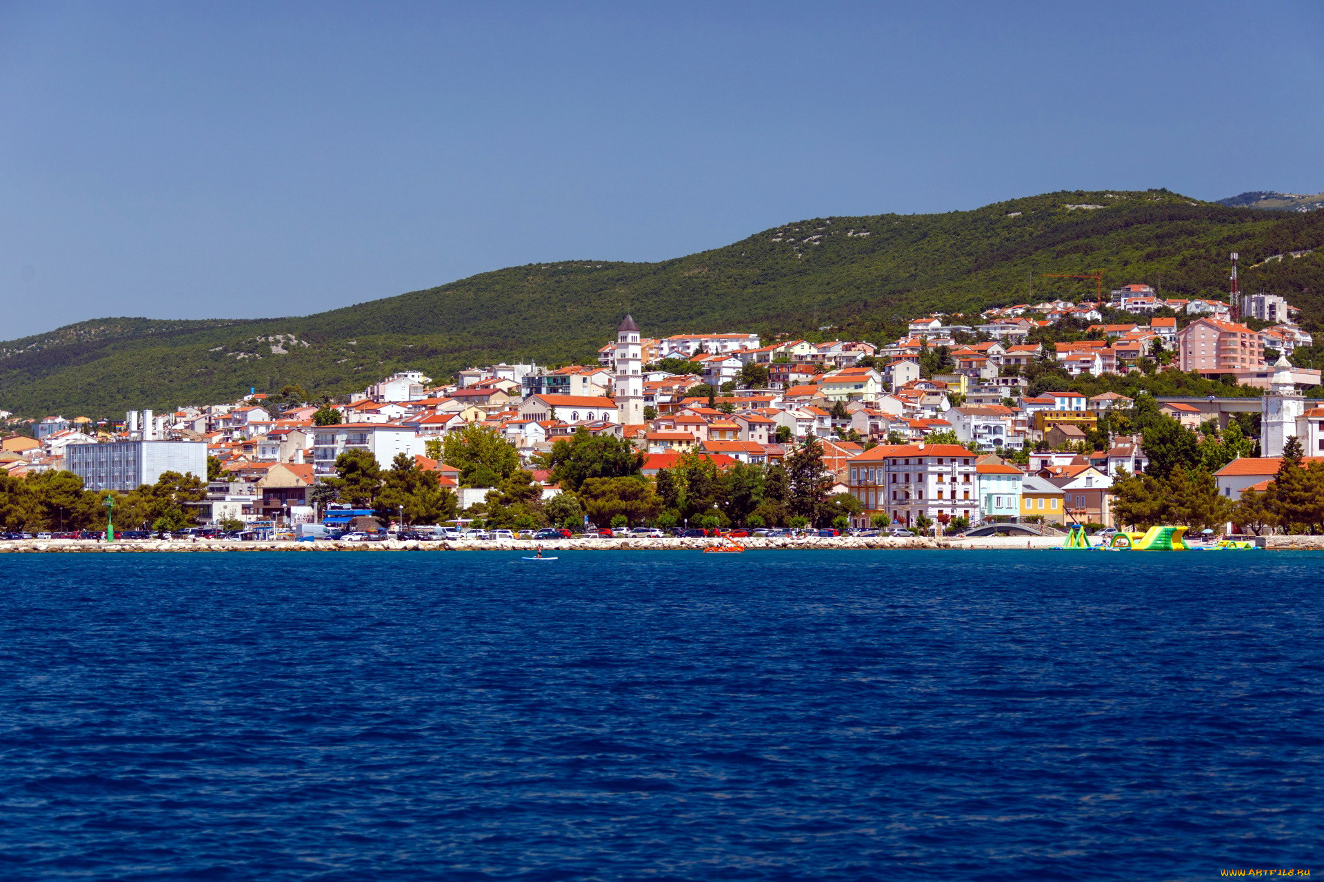 crikvenica, croatia, города, -, панорамы