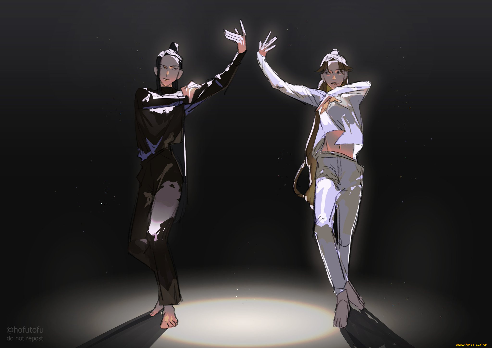 аниме, tian, guan, ci, fu, танцы