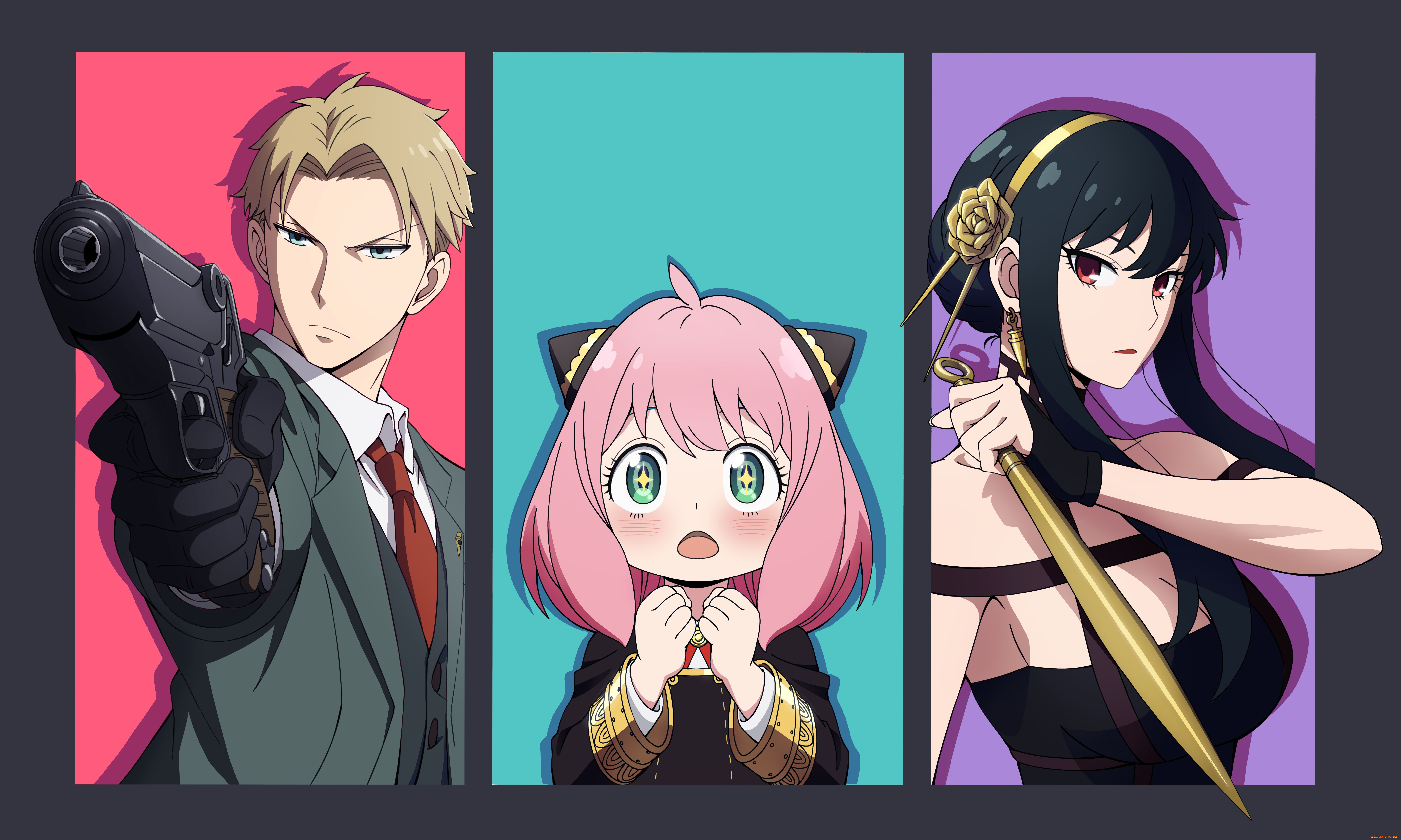 аниме, spy, x, family, spy, x, family