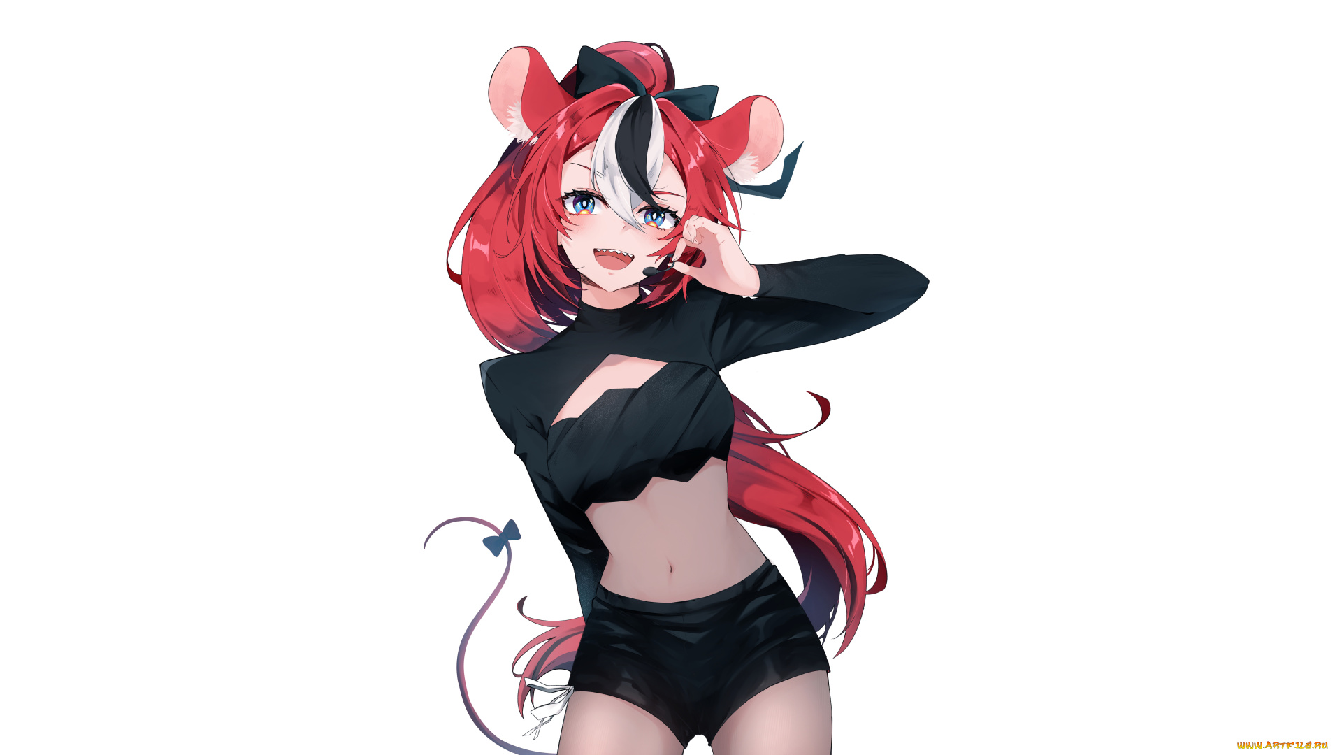 аниме, животные, , существа, lucferz, hakos, baelz, hololive