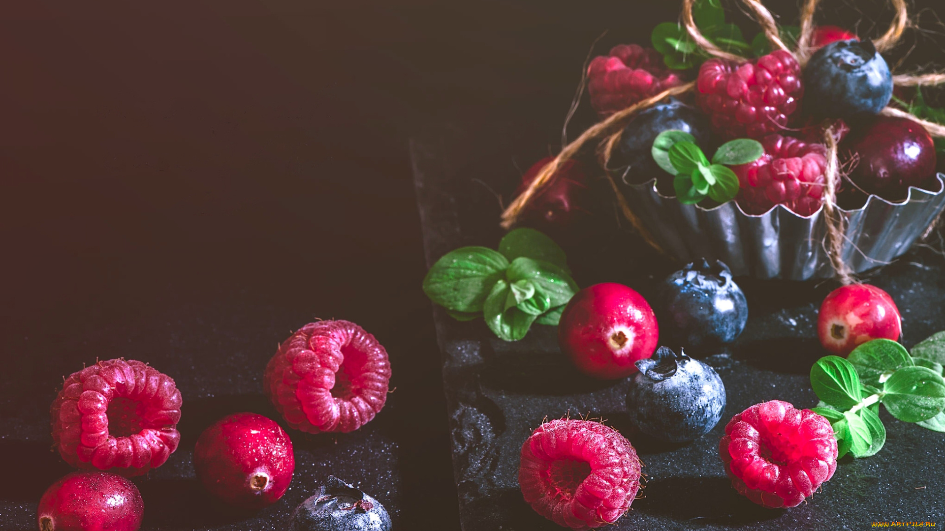 еда, фрукты, , ягоды, черника, малина