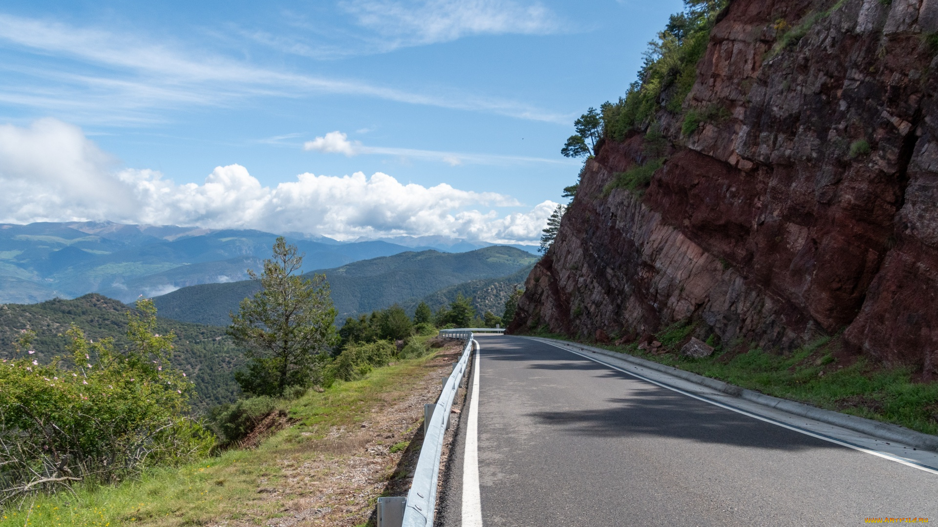 spanish, pyrenees, природа, дороги, spanish, pyrenees