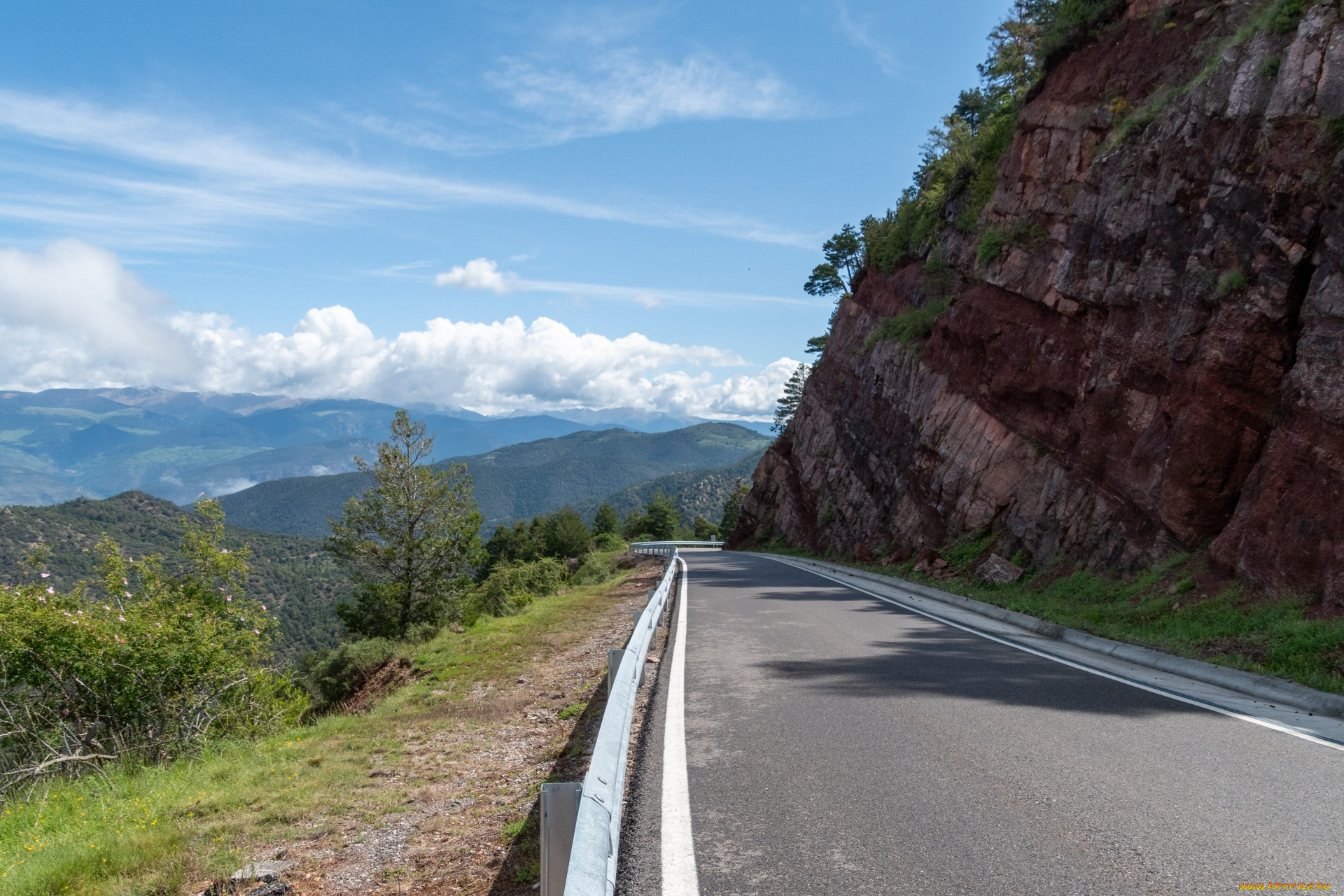 spanish, pyrenees, природа, дороги, spanish, pyrenees
