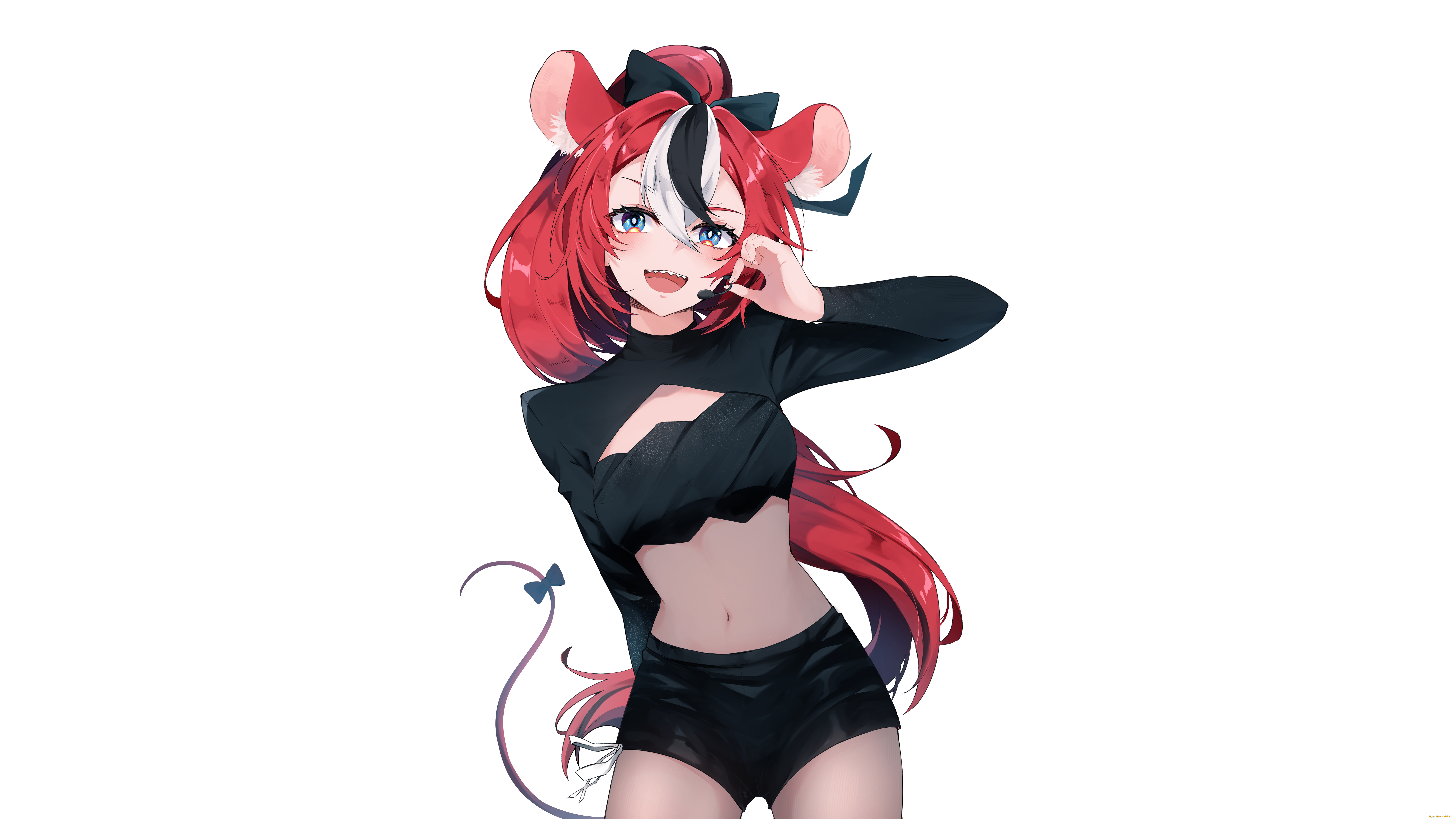 аниме, животные, , существа, lucferz, hakos, baelz, hololive