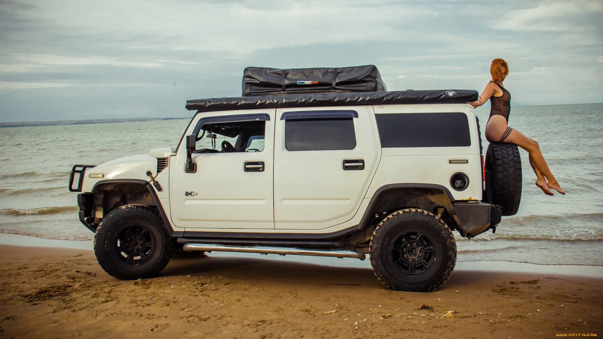 автомобили, -авто, с, девушками, hummer, h2