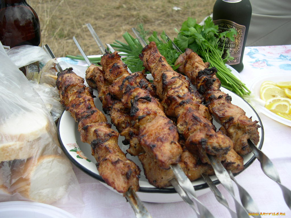 еда, шашлык, барбекю