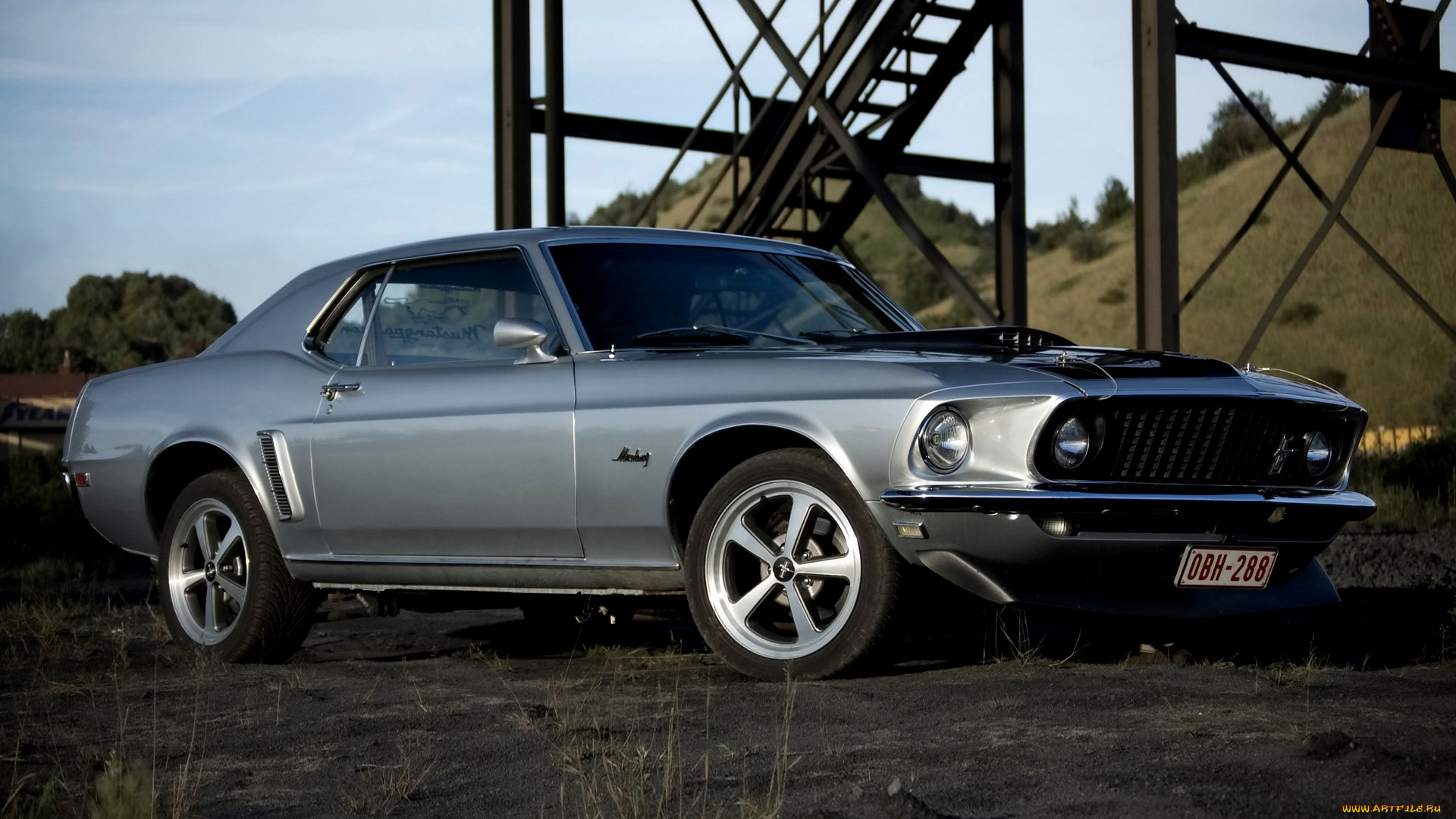 1969, ford, mustang, hardtop, автомобили