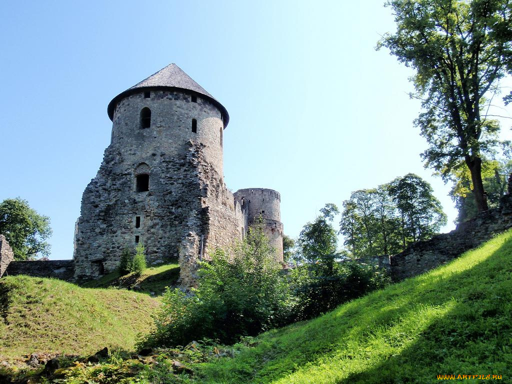 цесисский, замок, латвия, города, дворцы, замки, крепости
