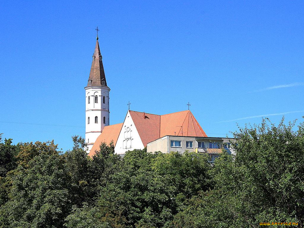 шауляй, города, католические, соборы, костелы, аббатства