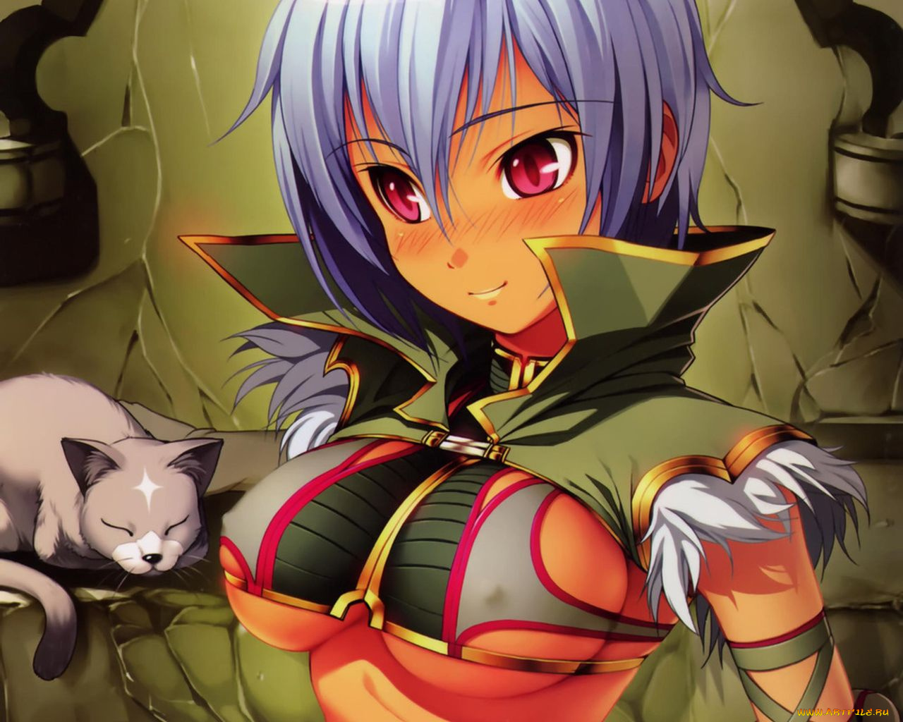 аниме, queen`s, blade