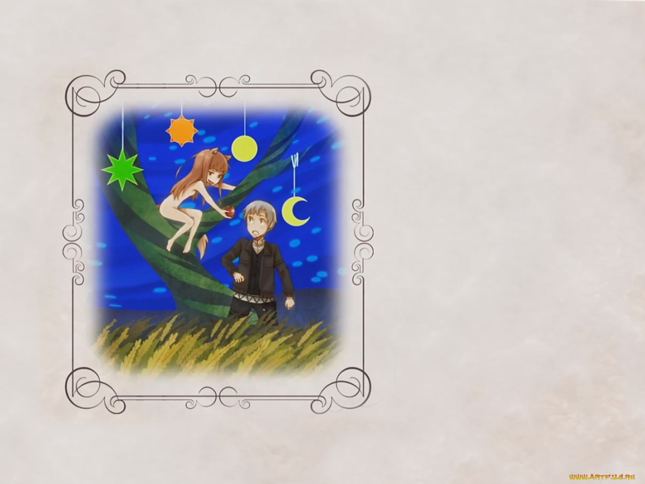 аниме, spice, and, wolf