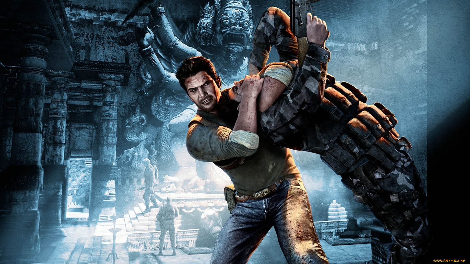 uncharted, among, thieves, видео, игры