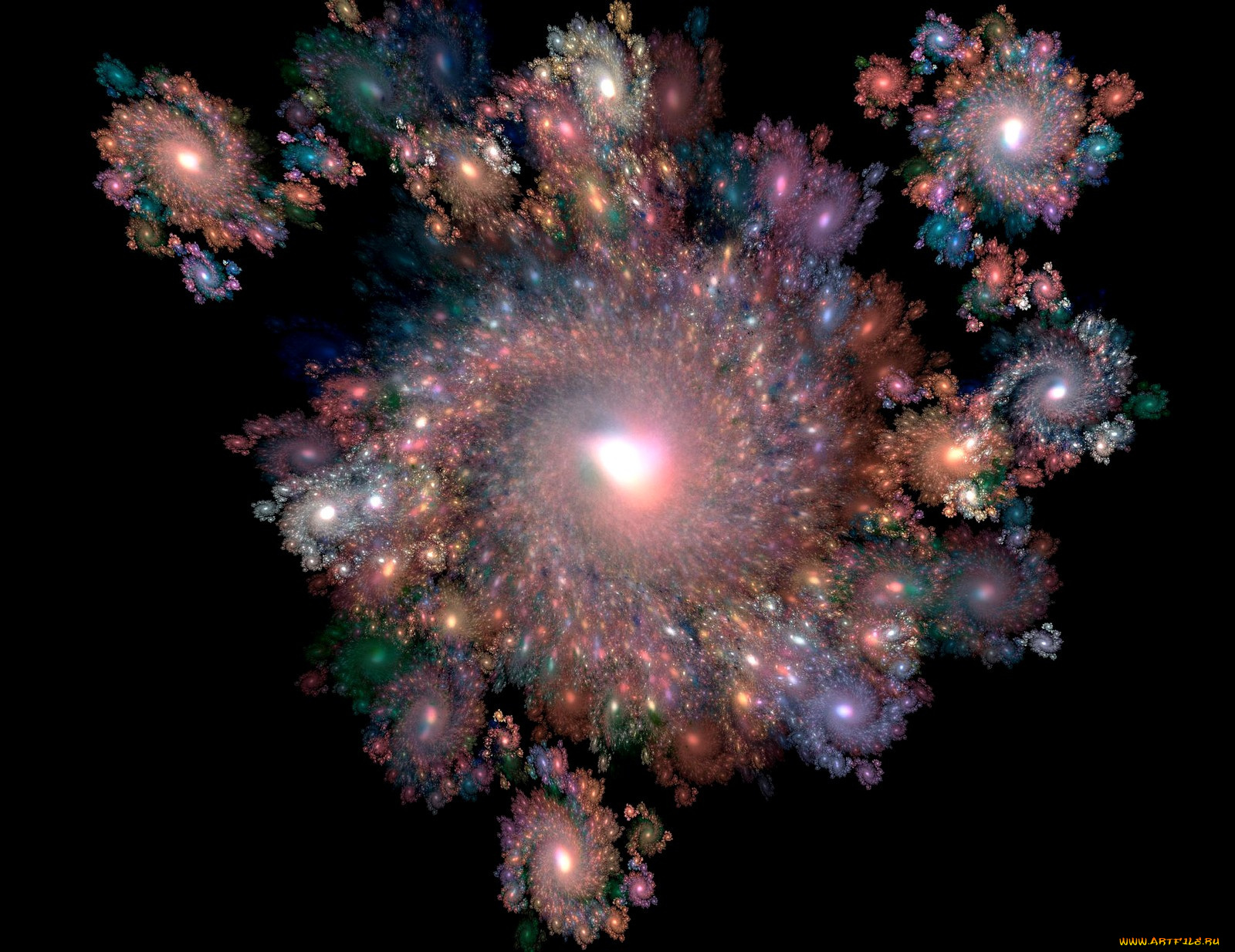 3д, графика, fractal, фракталы