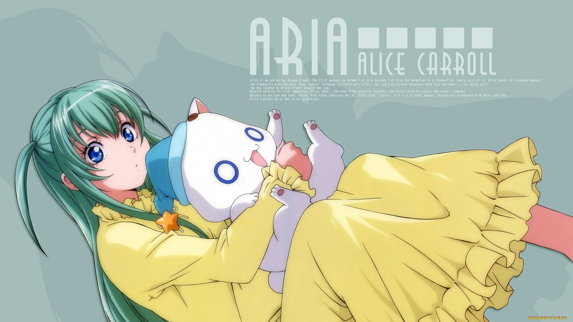 аниме, aria, девушка