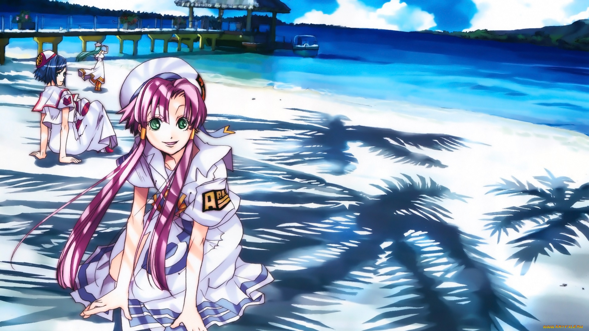 аниме, aria, девушки