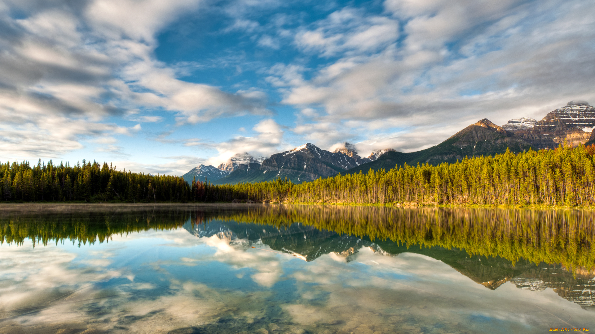 природа, реки, озера, озеро, горы, пейзаж