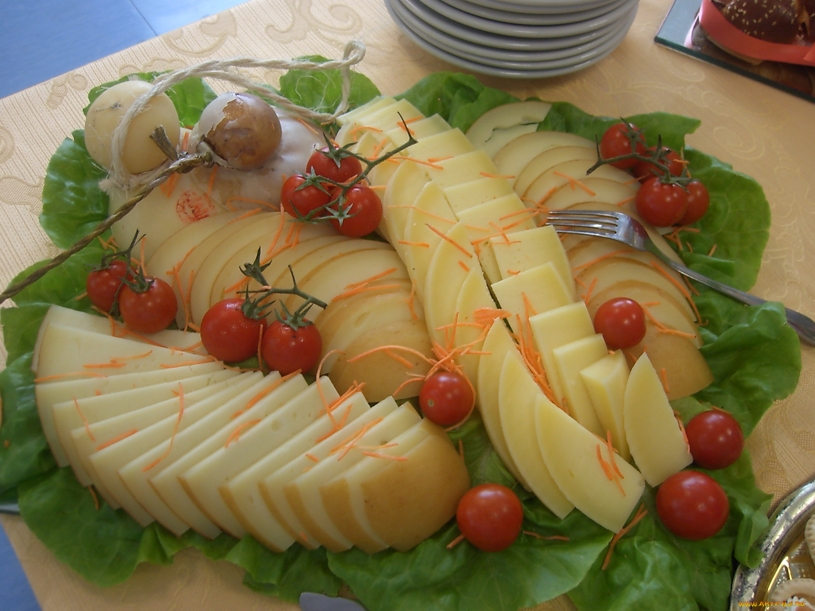 еда, разное, помидоры, вилка