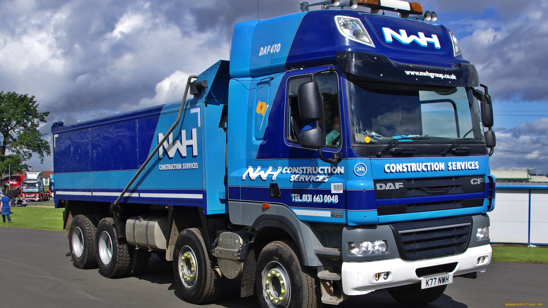 daf, cf, автомобили, daf, , выставка, улица, грузовик, тяжёлый