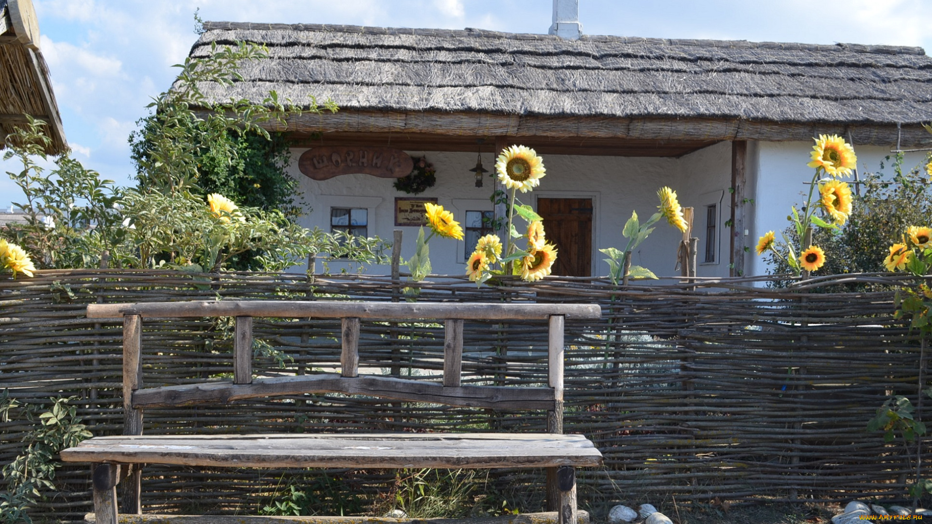 разное, сооружения, , постройки, краснодарский, край, подсолнухи, атамань, дом