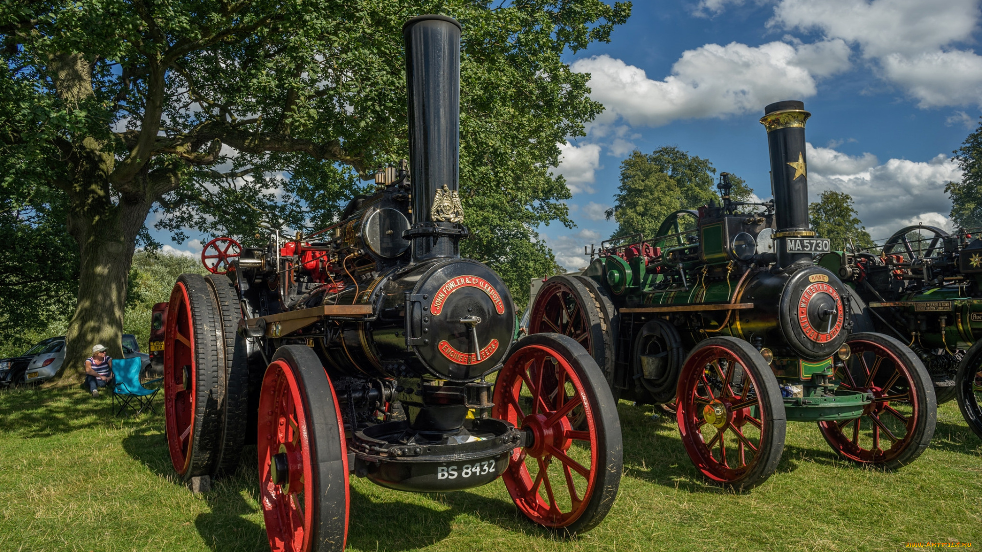 техника, тракторы, трактор, паровой