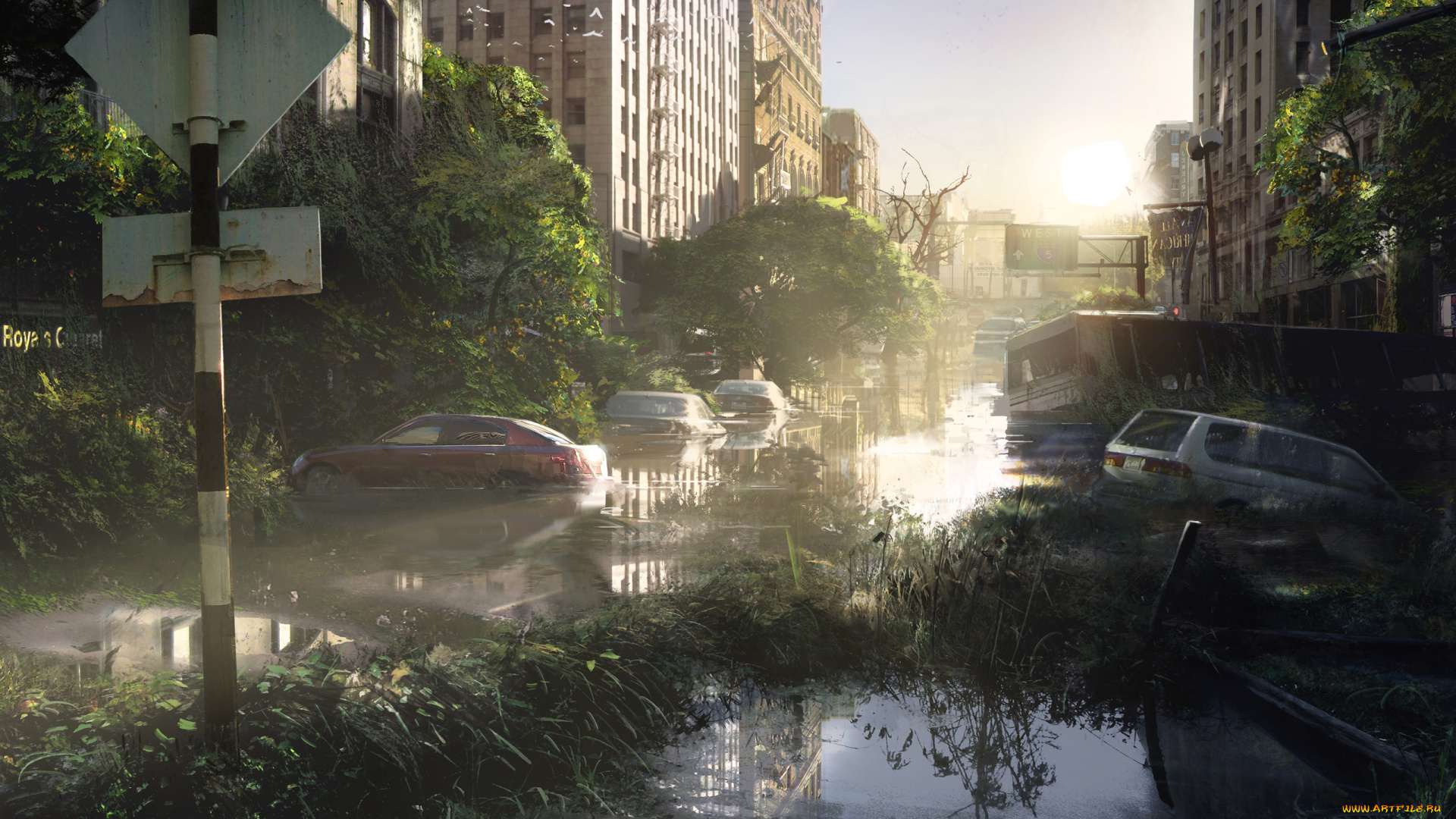 the, last, of, us, видео, игры, город