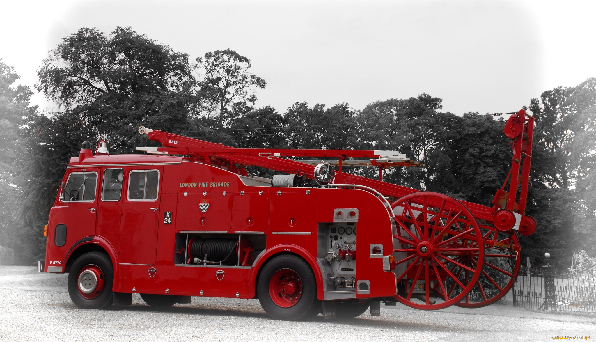 автомобили, пожарные, машины, ретро, автомобиль, спецтехника, пожарный