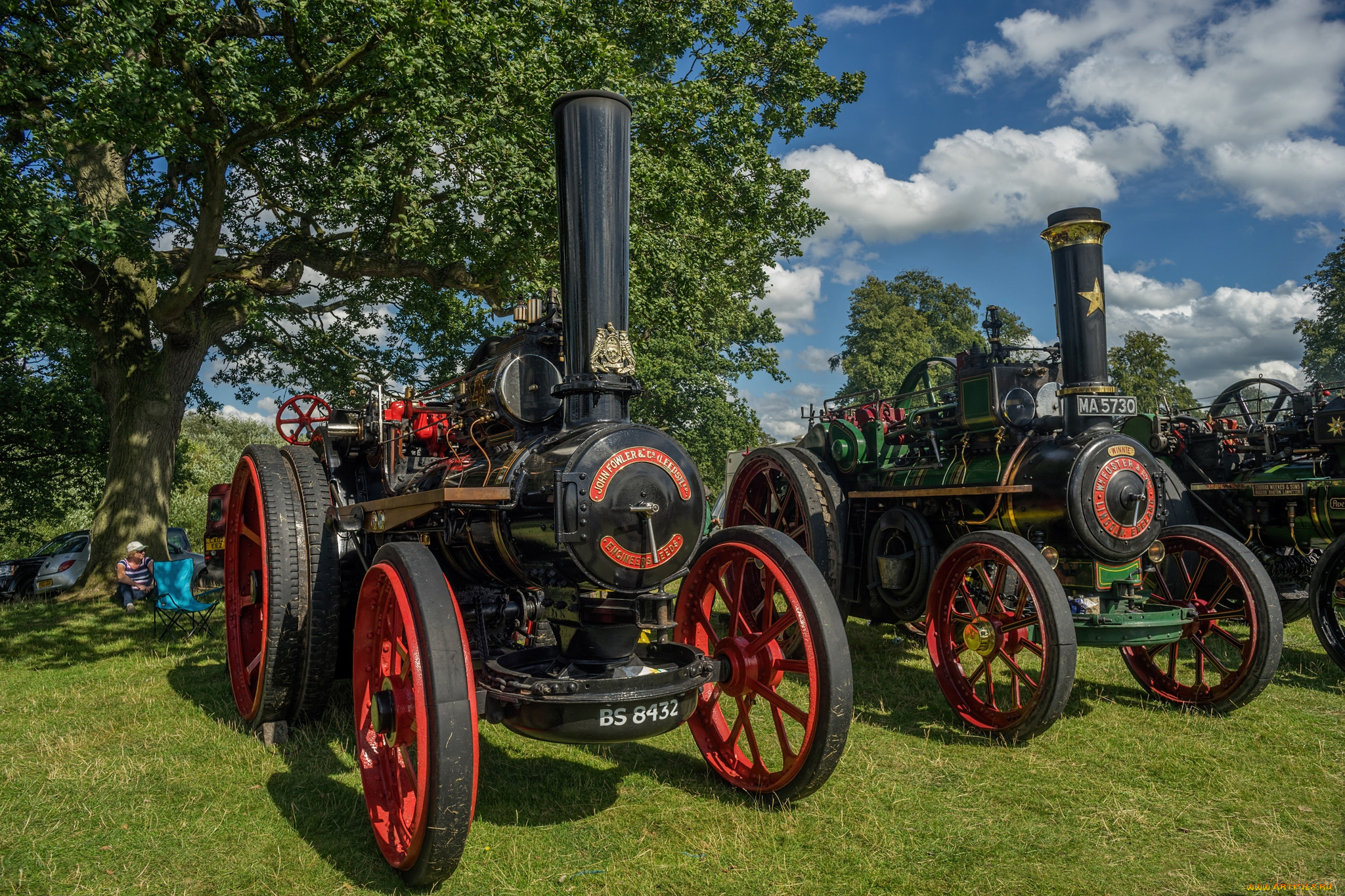 техника, тракторы, трактор, паровой