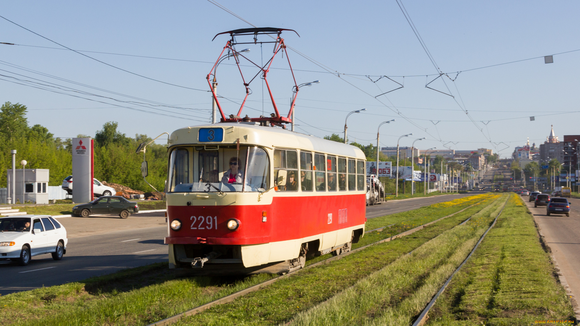 техника, трамваи, транспорт, рельсы, трамвай