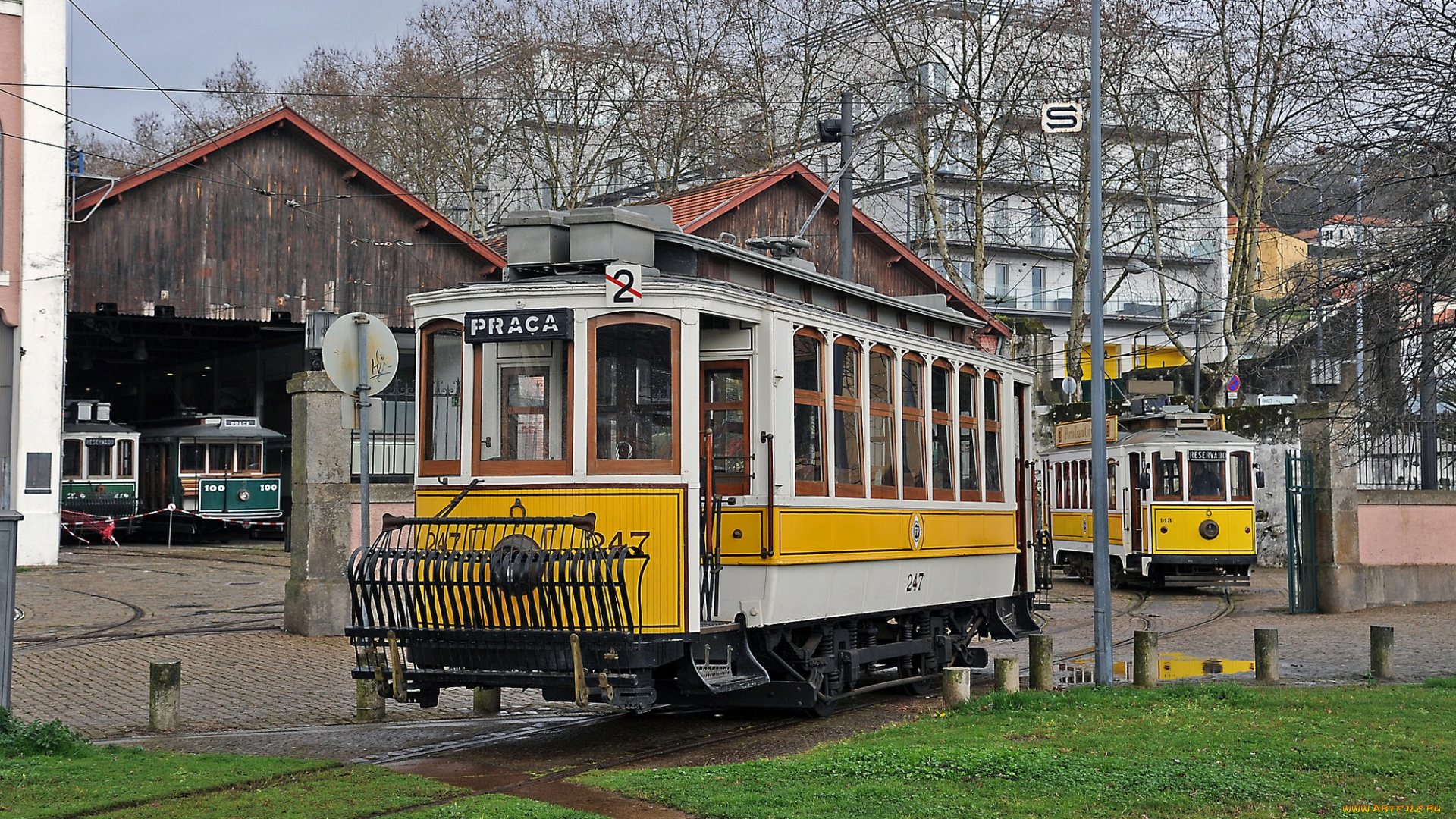 техника, трамваи, транспорт, рельсы, трамвай
