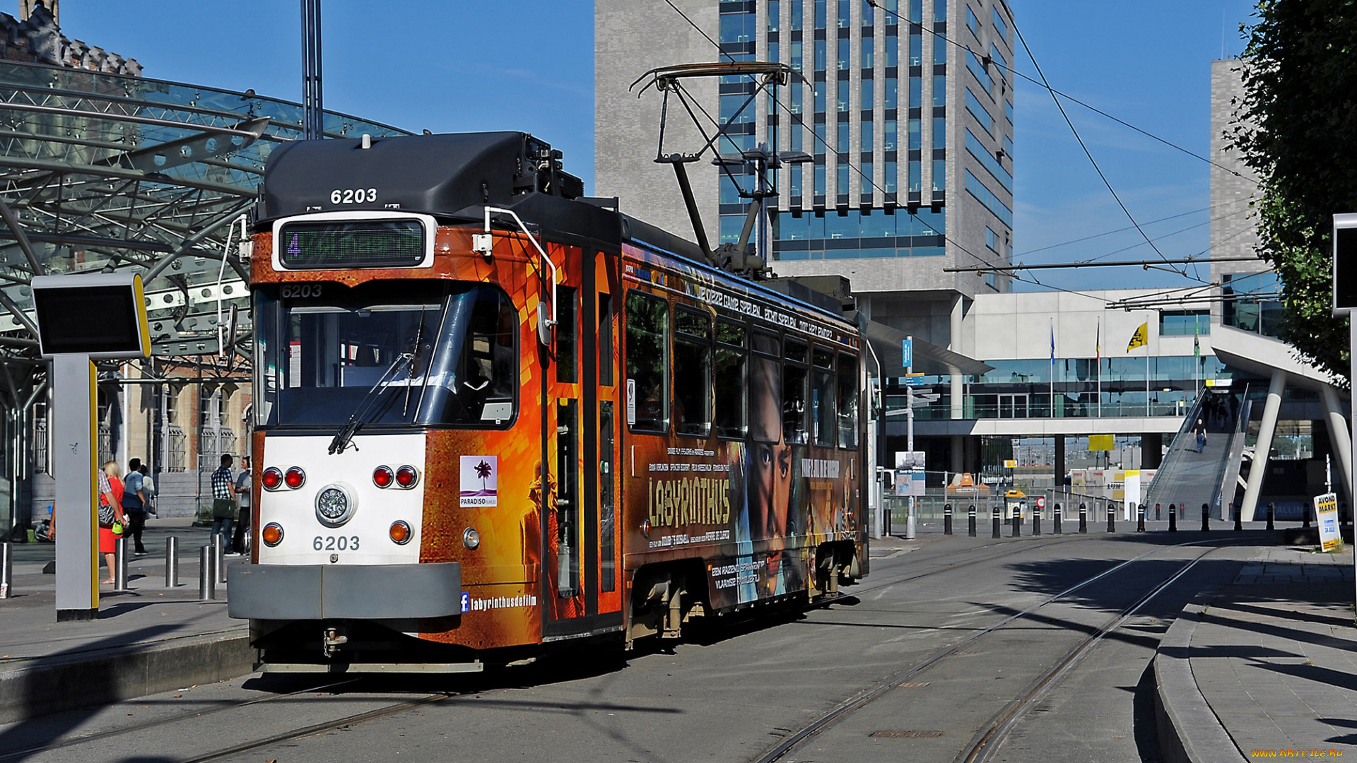 техника, трамваи, транспорт, рельсы, трамвай